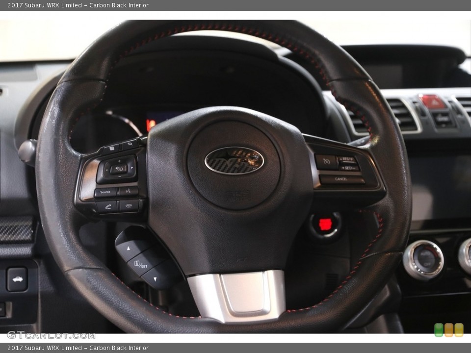 Carbon Black Interior Steering Wheel for the 2017 Subaru WRX Limited #143730355
