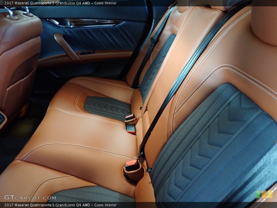 Cuoio Interior Rear Seat for the 2017 Maserati Quattroporte S GrandLusso Q4 AWD #143731111
