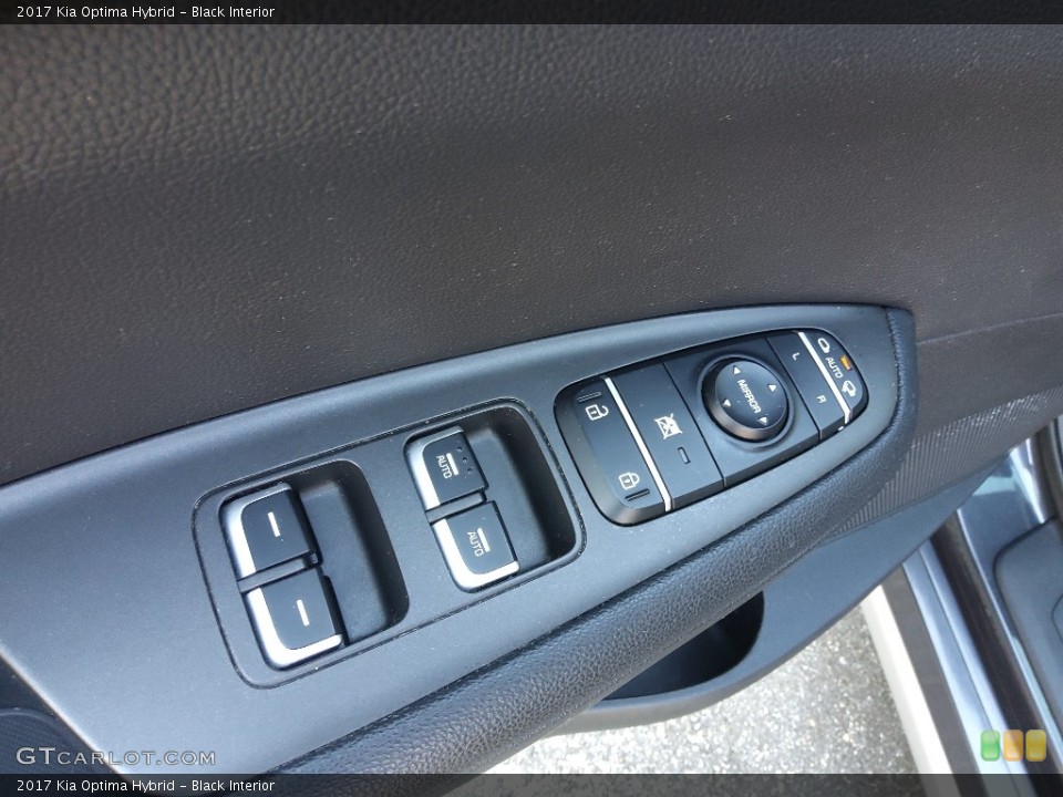 Black Interior Controls for the 2017 Kia Optima Hybrid #143731372