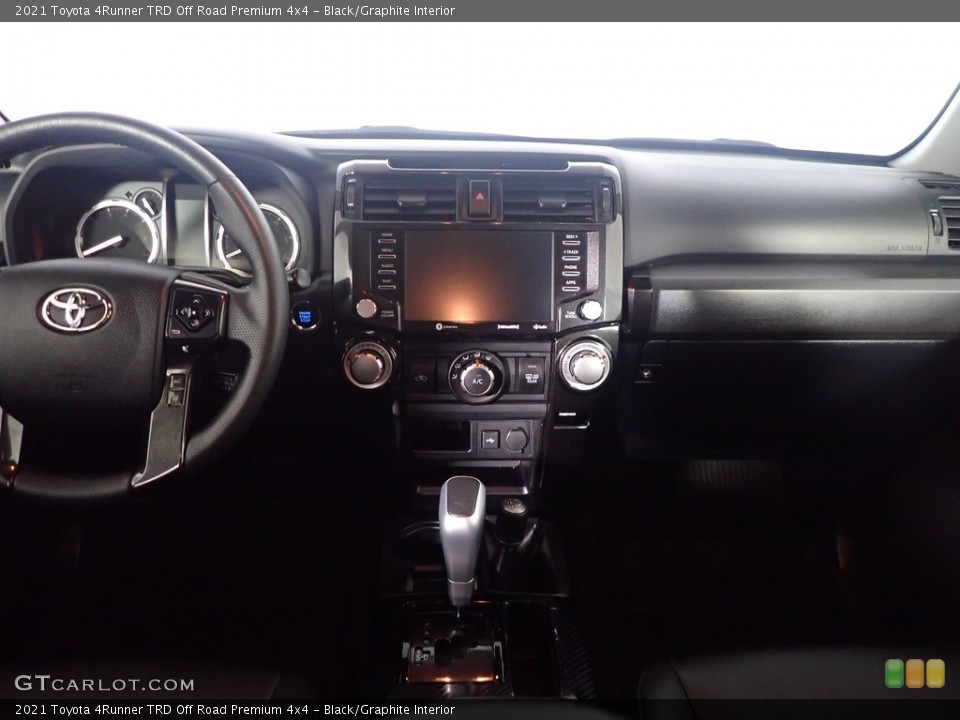 Black/Graphite Interior Controls for the 2021 Toyota 4Runner TRD Off Road Premium 4x4 #143731816