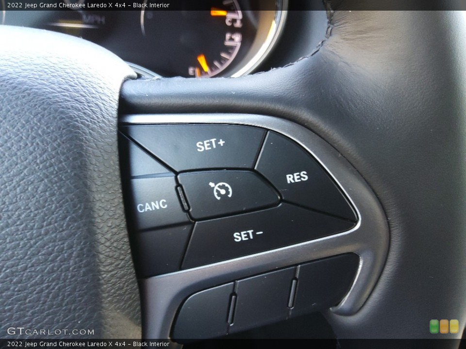 Black Interior Steering Wheel for the 2022 Jeep Grand Cherokee Laredo X 4x4 #143735332