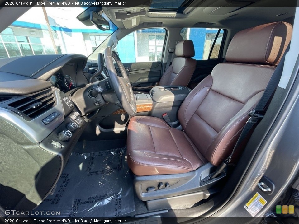 Jet Black/­Mahogany Interior Photo for the 2020 Chevrolet Tahoe Premier 4WD #143735572