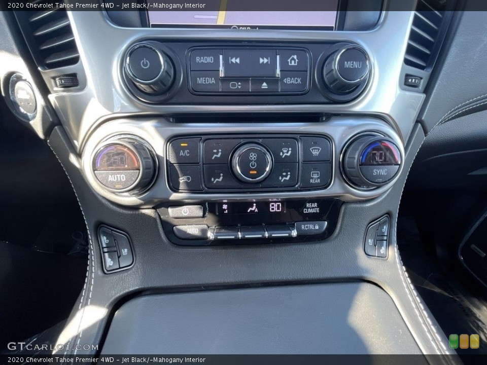 Jet Black/­Mahogany Interior Controls for the 2020 Chevrolet Tahoe Premier 4WD #143735812