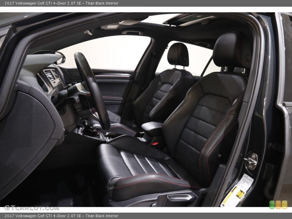 Titan Black Interior Photo for the 2017 Volkswagen Golf GTI 4-Door 2.0T SE #143735875