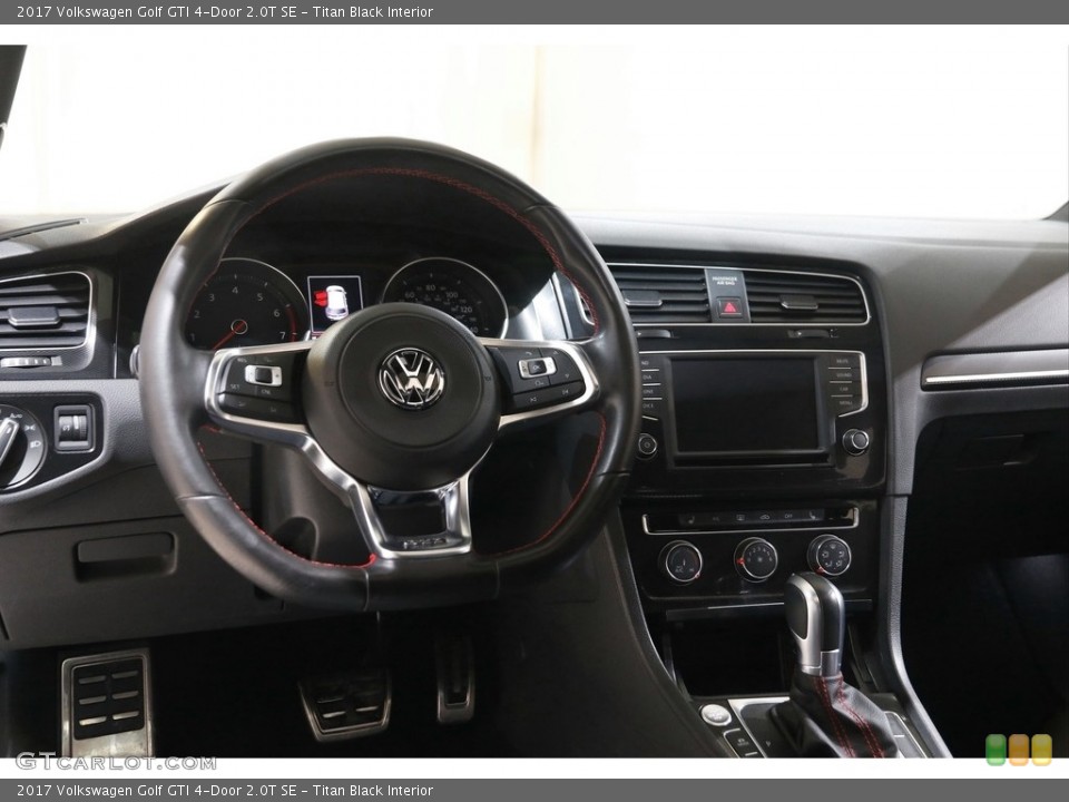 Titan Black Interior Dashboard for the 2017 Volkswagen Golf GTI 4-Door 2.0T SE #143735899