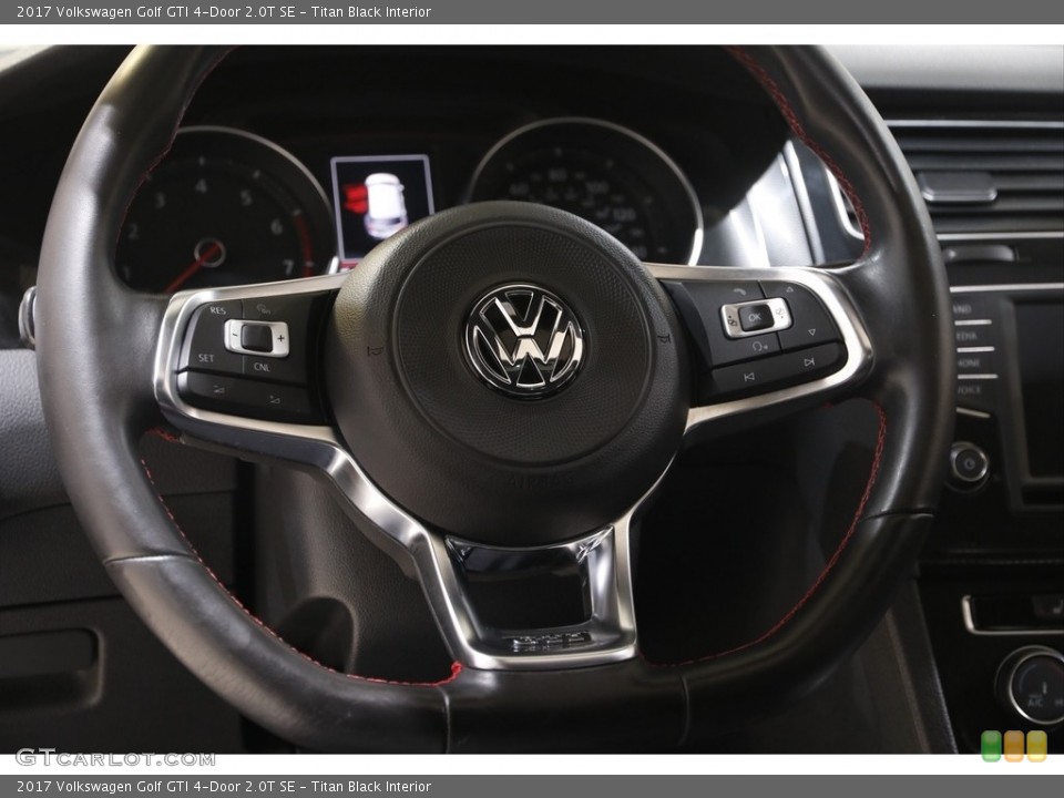 Titan Black Interior Steering Wheel for the 2017 Volkswagen Golf GTI 4-Door 2.0T SE #143735920