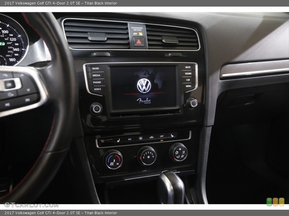 Titan Black Interior Controls for the 2017 Volkswagen Golf GTI 4-Door 2.0T SE #143735965