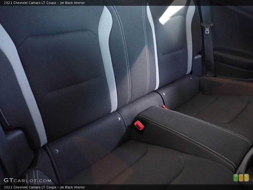 Jet Black Interior Rear Seat for the 2021 Chevrolet Camaro LT Coupe #143736014