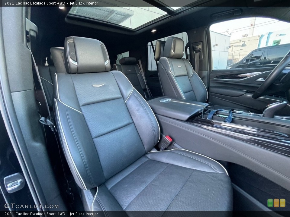 Jet Black Interior Front Seat for the 2021 Cadillac Escalade Sport 4WD #143736796