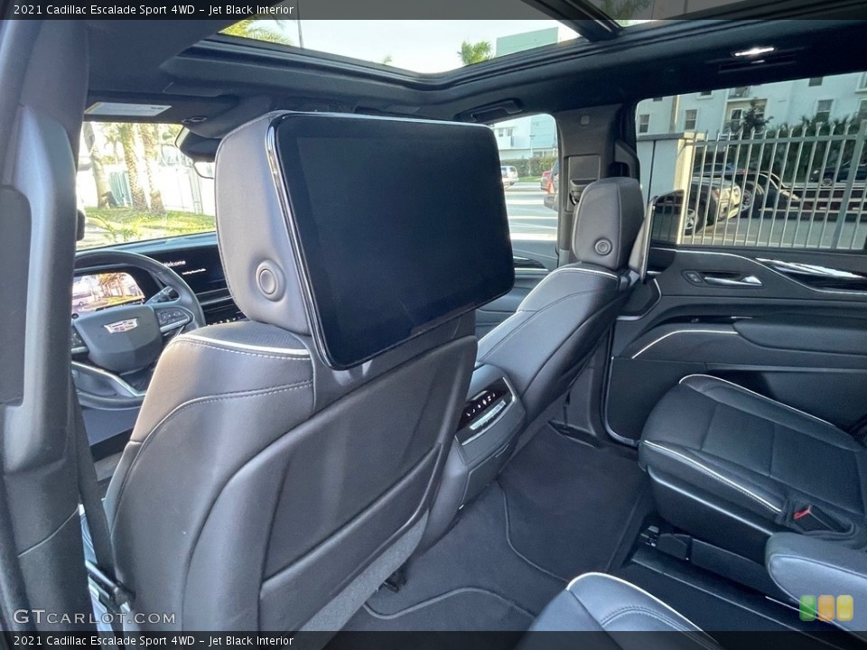 Jet Black Interior Entertainment System for the 2021 Cadillac Escalade Sport 4WD #143736901