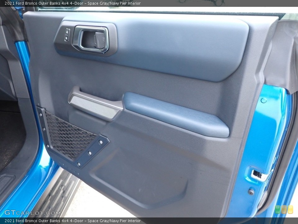 Space Gray/Navy Pier Interior Door Panel for the 2021 Ford Bronco Outer Banks 4x4 4-Door #143737003