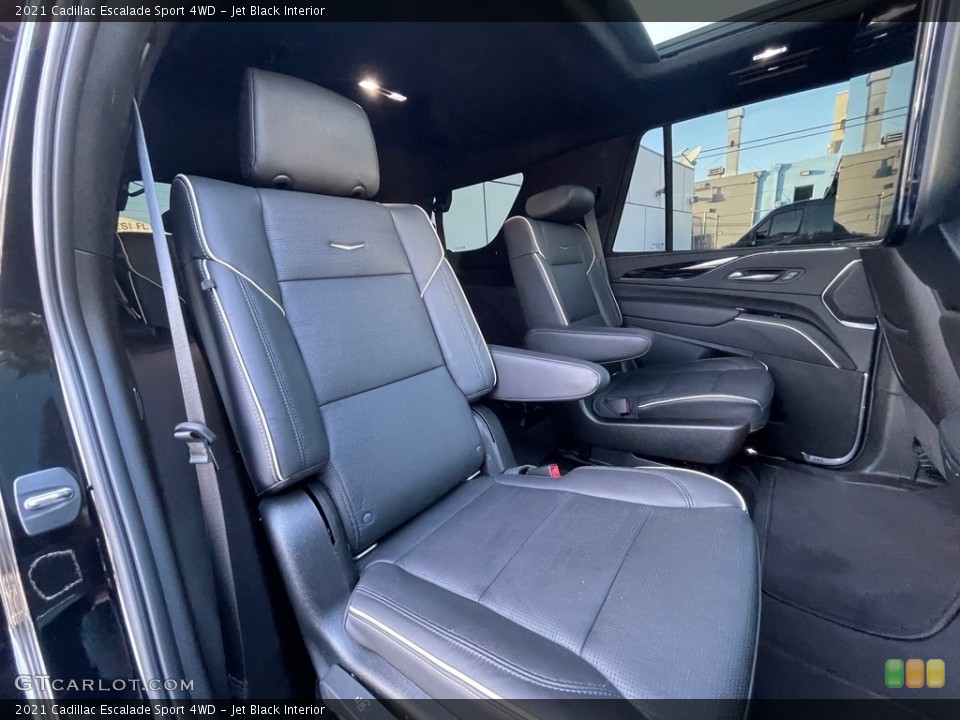 Jet Black Interior Rear Seat for the 2021 Cadillac Escalade Sport 4WD #143737042