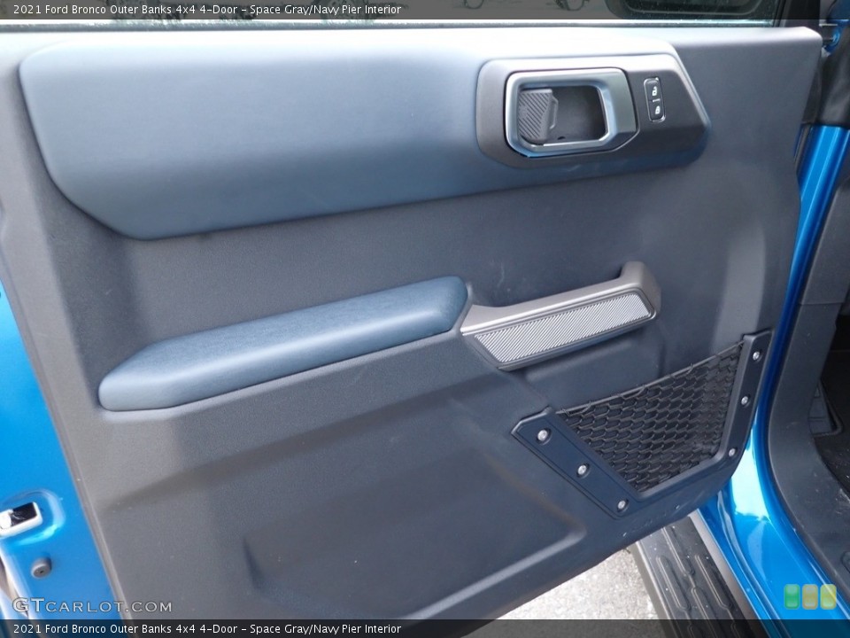 Space Gray/Navy Pier Interior Door Panel for the 2021 Ford Bronco Outer Banks 4x4 4-Door #143737138