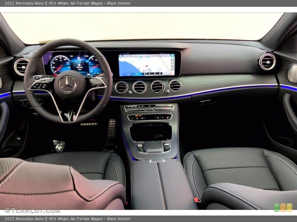 Black Interior Dashboard for the 2022 Mercedes-Benz E 450 4Matic All-Terrain Wagon #143737621