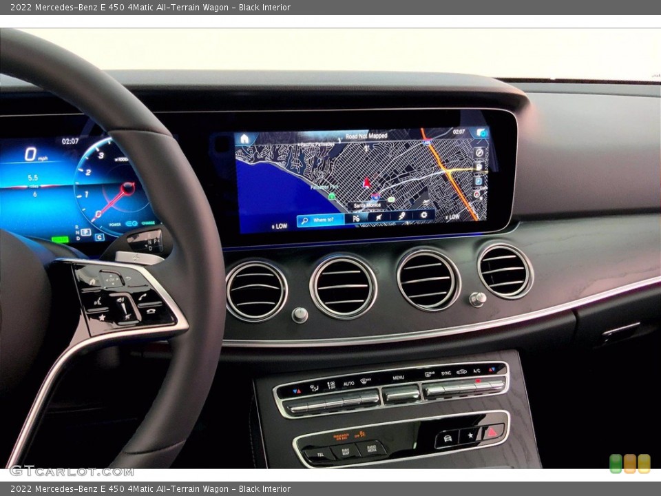 Black Interior Navigation for the 2022 Mercedes-Benz E 450 4Matic All-Terrain Wagon #143737651