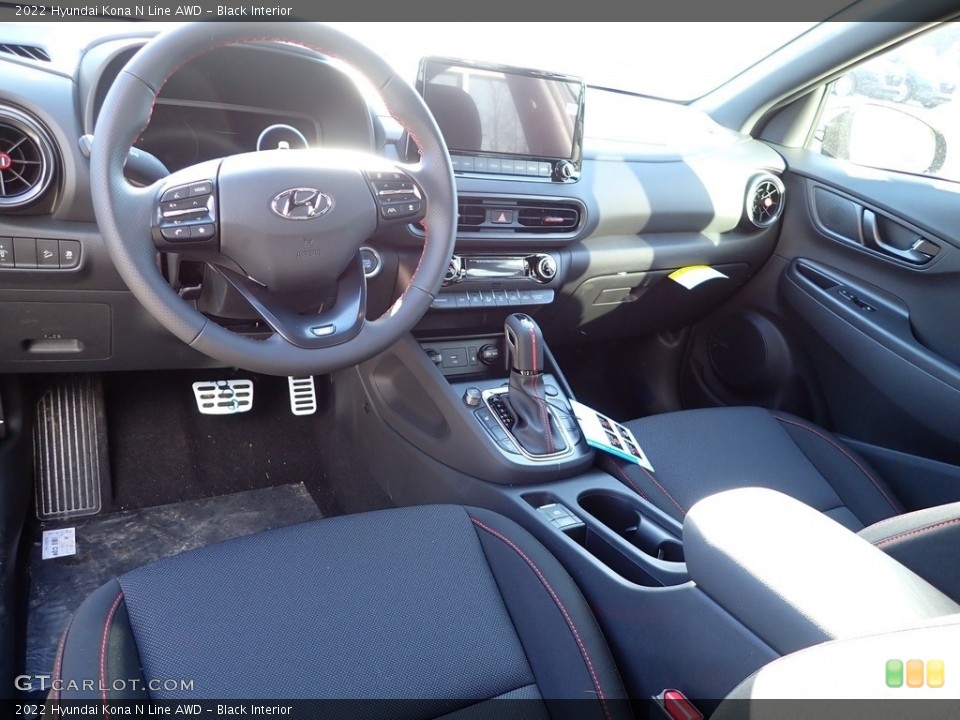 Black Interior Photo for the 2022 Hyundai Kona N Line AWD #143738422
