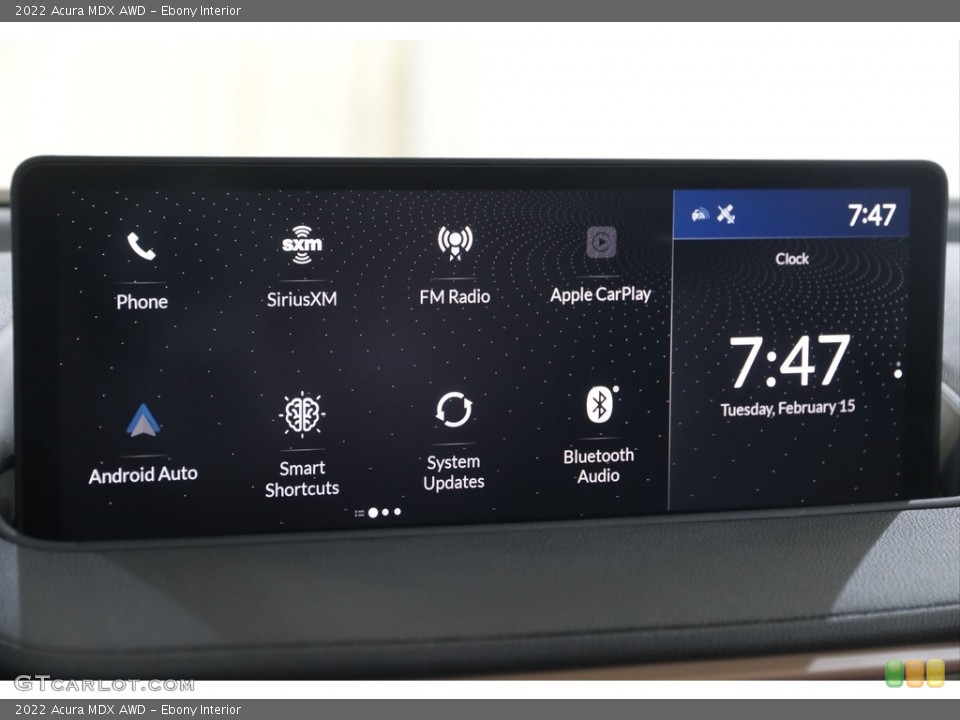 Ebony Interior Controls for the 2022 Acura MDX AWD #143738968