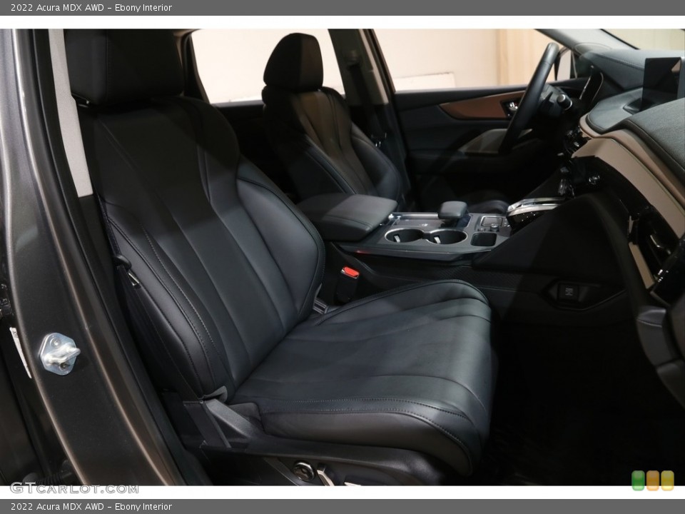 Ebony Interior Front Seat for the 2022 Acura MDX AWD #143739052