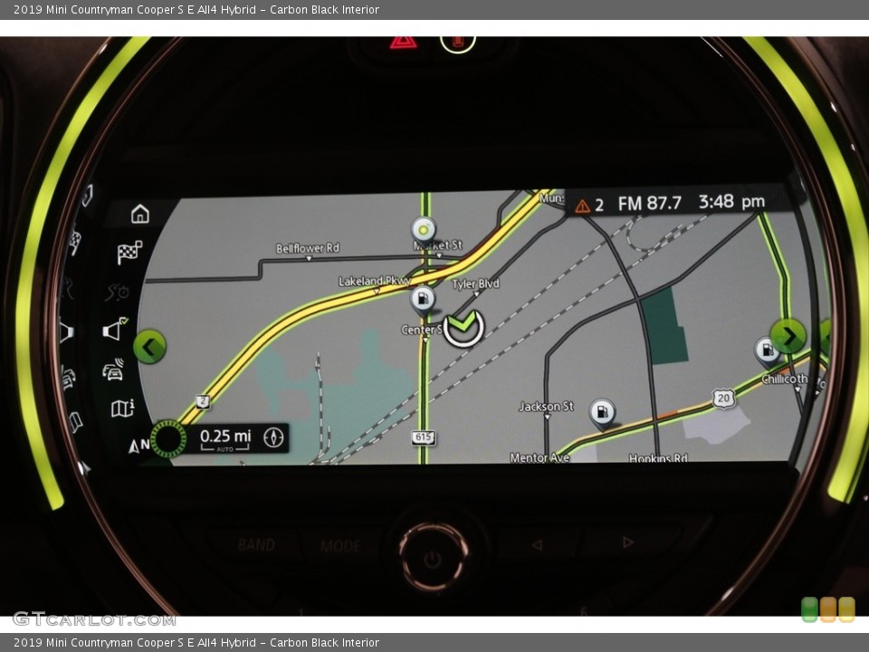 Carbon Black Interior Navigation for the 2019 Mini Countryman Cooper S E All4 Hybrid #143739334