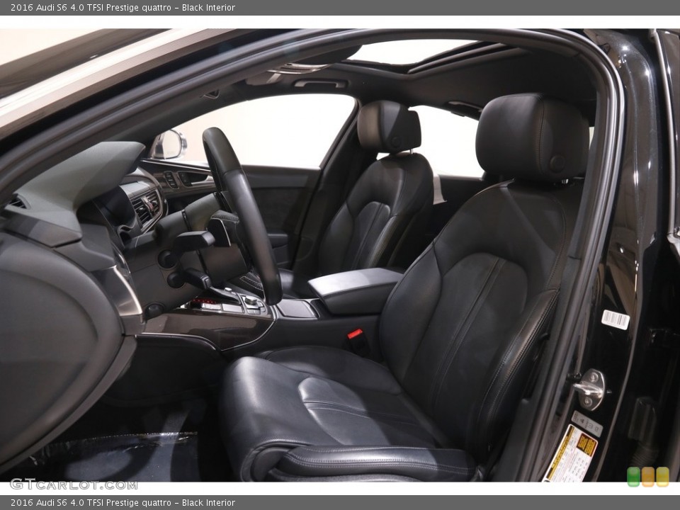 Black Interior Front Seat for the 2016 Audi S6 4.0 TFSI Prestige quattro #143739988