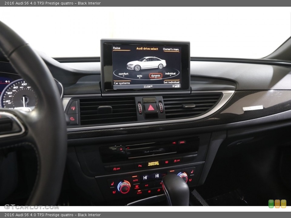 Black Interior Controls for the 2016 Audi S6 4.0 TFSI Prestige quattro #143740069