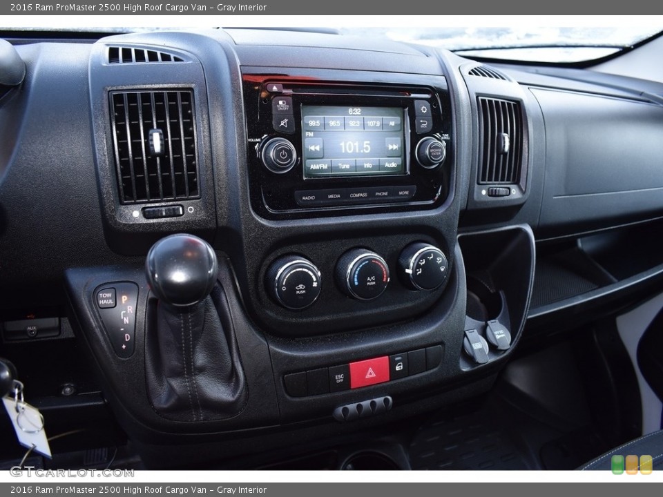 Gray Interior Controls for the 2016 Ram ProMaster 2500 High Roof Cargo Van #143741151
