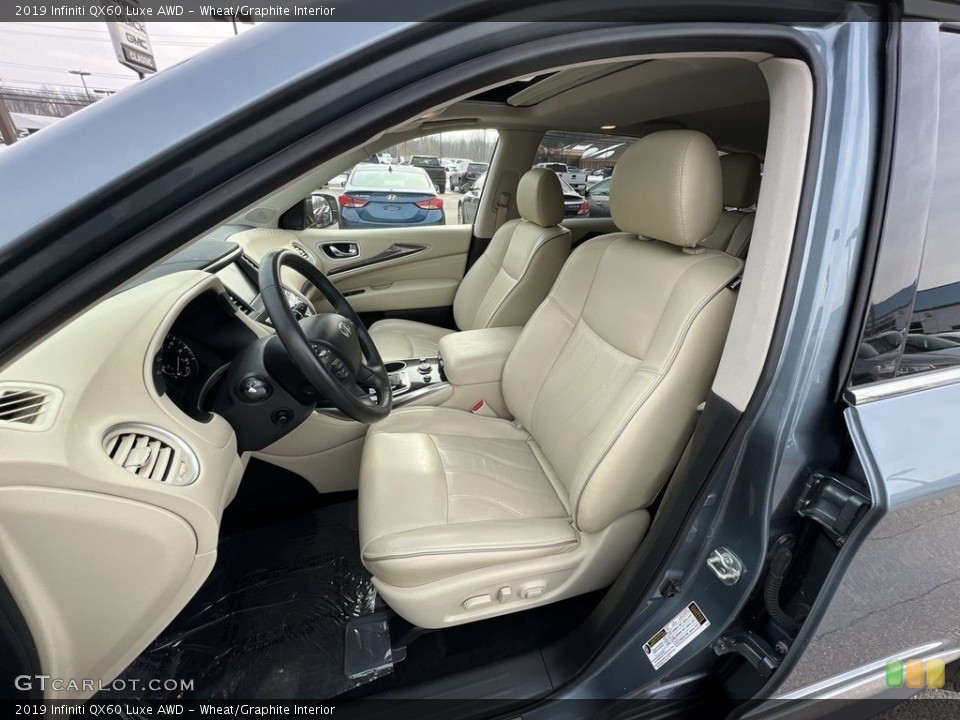 Wheat/Graphite Interior Front Seat for the 2019 Infiniti QX60 Luxe AWD #143743205