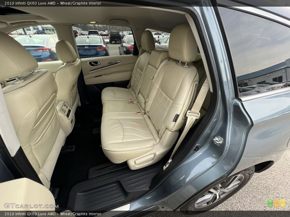 Wheat/Graphite Interior Rear Seat for the 2019 Infiniti QX60 Luxe AWD #143743385