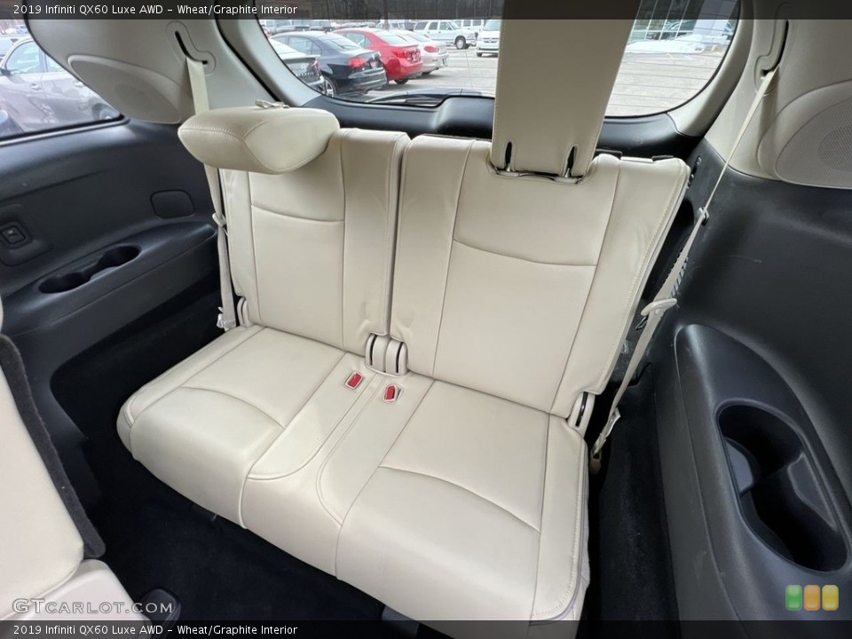 Wheat/Graphite Interior Rear Seat for the 2019 Infiniti QX60 Luxe AWD #143743403