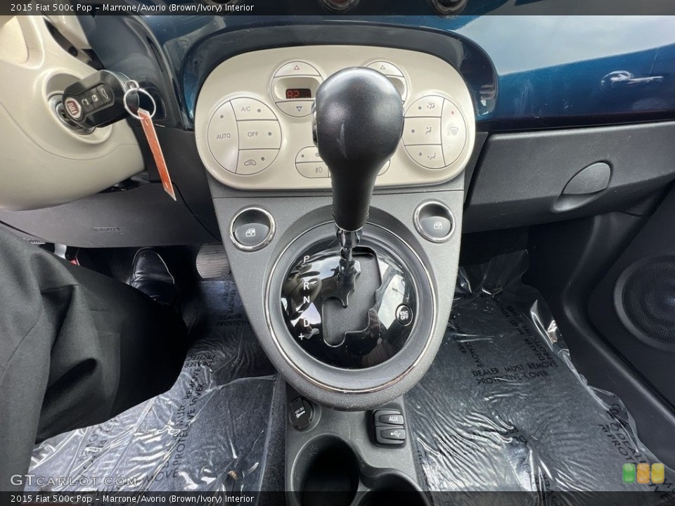 Marrone/Avorio (Brown/Ivory) Interior Transmission for the 2015 Fiat 500c Pop #143744690