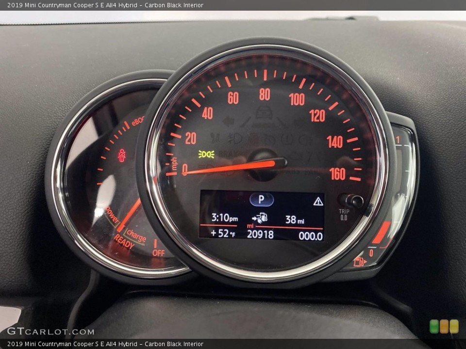 Carbon Black Interior Gauges for the 2019 Mini Countryman Cooper S E All4 Hybrid #143744894