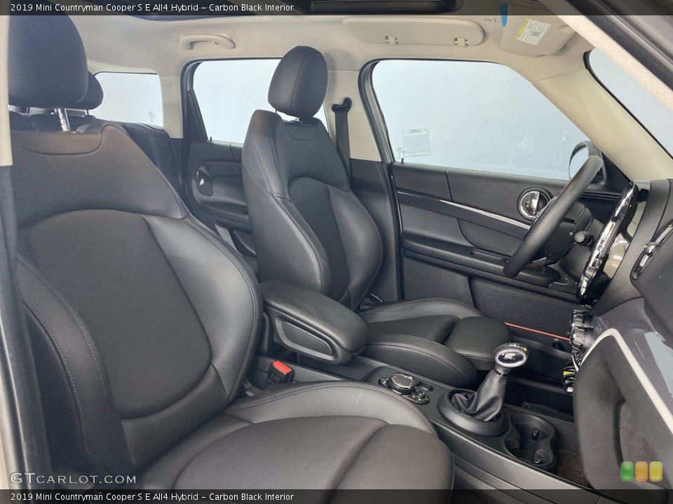 Carbon Black Interior Front Seat for the 2019 Mini Countryman Cooper S E All4 Hybrid #143745176