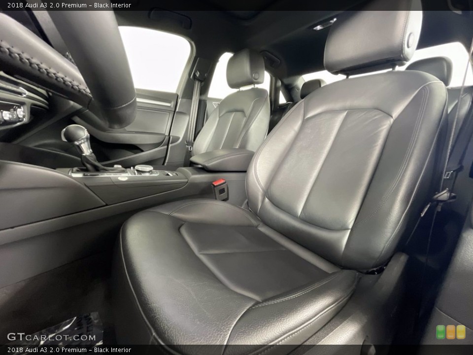 Black Interior Front Seat for the 2018 Audi A3 2.0 Premium #143746055