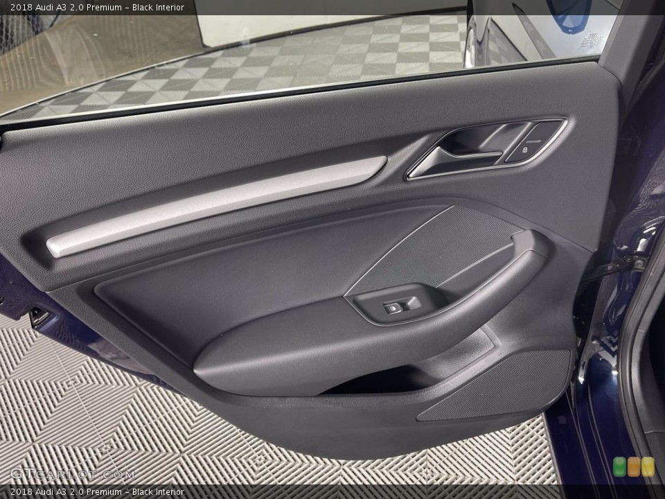 Black Interior Door Panel for the 2018 Audi A3 2.0 Premium #143746301