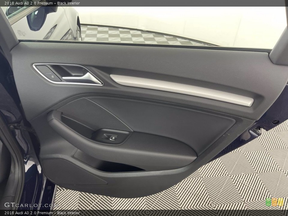 Black Interior Door Panel for the 2018 Audi A3 2.0 Premium #143746361