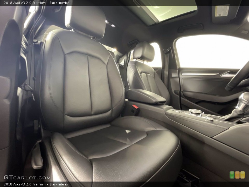 Black Interior Front Seat for the 2018 Audi A3 2.0 Premium #143746379