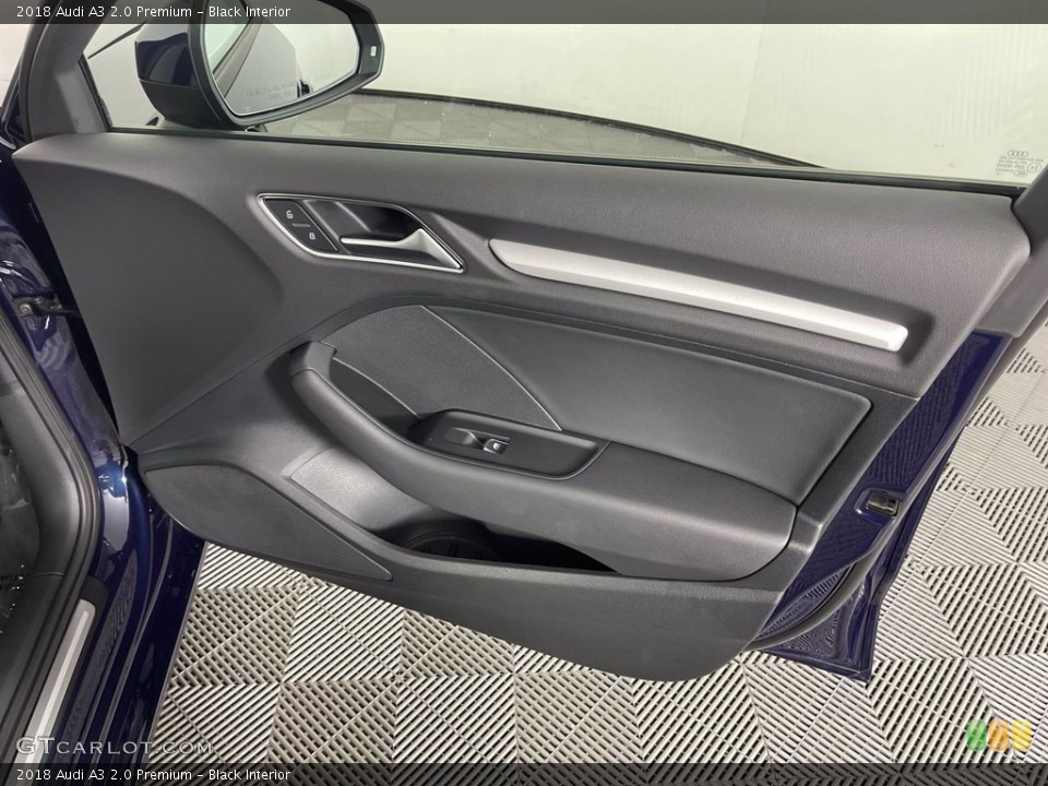 Black Interior Door Panel for the 2018 Audi A3 2.0 Premium #143746403