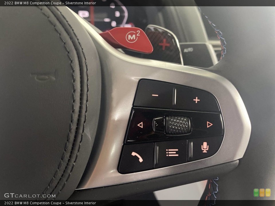 Silverstone Interior Steering Wheel for the 2022 BMW M8 Competition Coupe #143746613