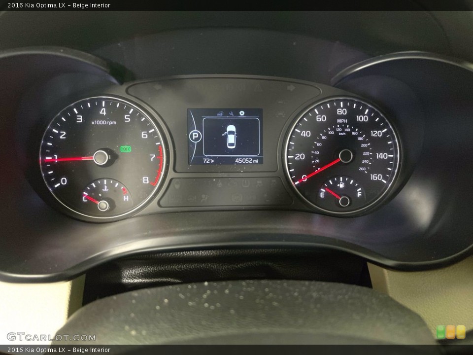 Beige Interior Gauges for the 2016 Kia Optima LX #143747378