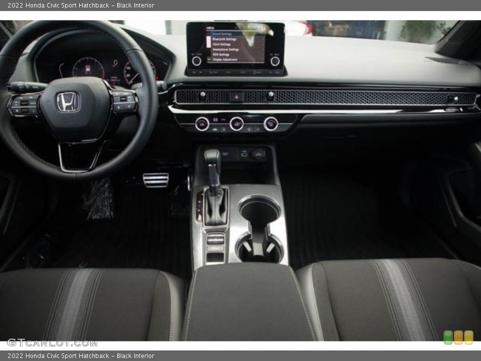 Black Interior Dashboard for the 2022 Honda Civic Sport Hatchback #143748977