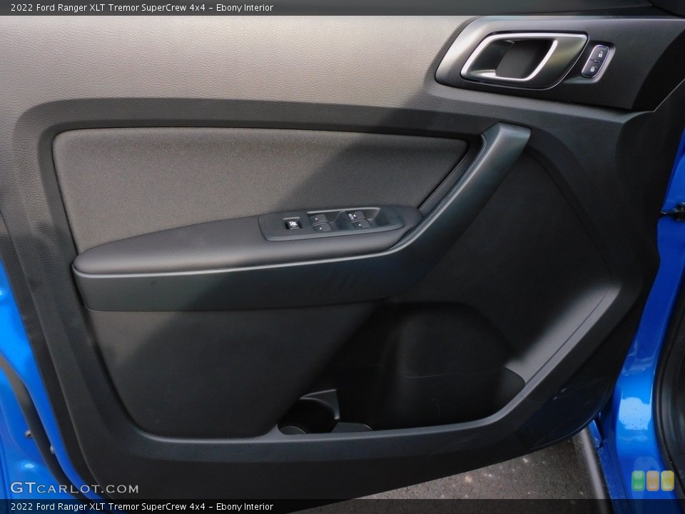 Ebony Interior Door Panel for the 2022 Ford Ranger XLT Tremor SuperCrew 4x4 #143751689