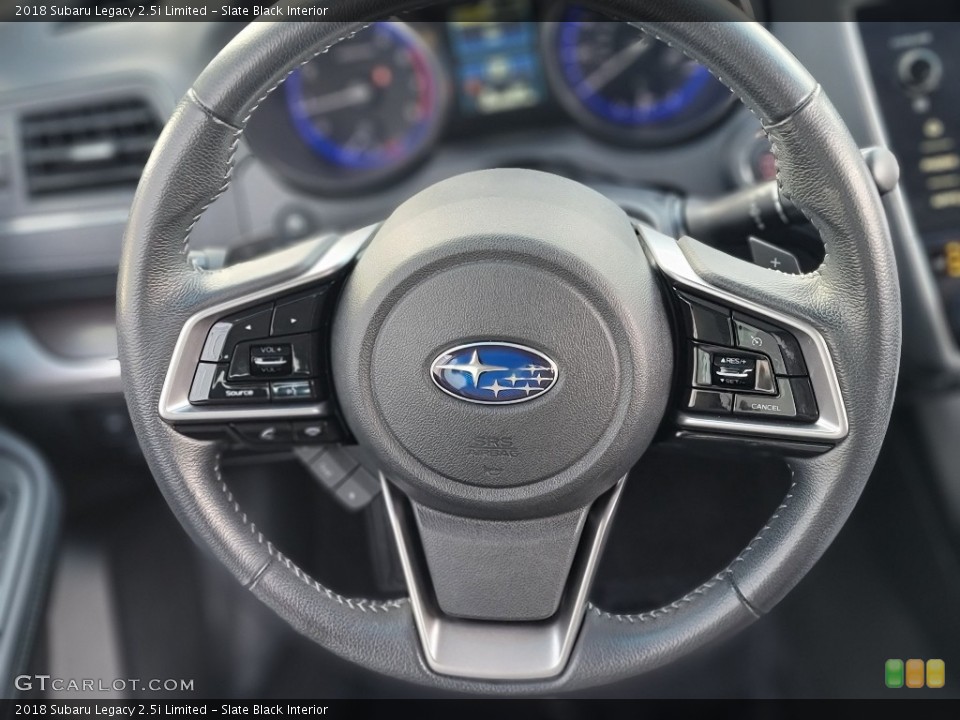 Slate Black Interior Steering Wheel for the 2018 Subaru Legacy 2.5i Limited #143753028