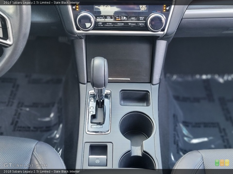 Slate Black Interior Transmission for the 2018 Subaru Legacy 2.5i Limited #143753103