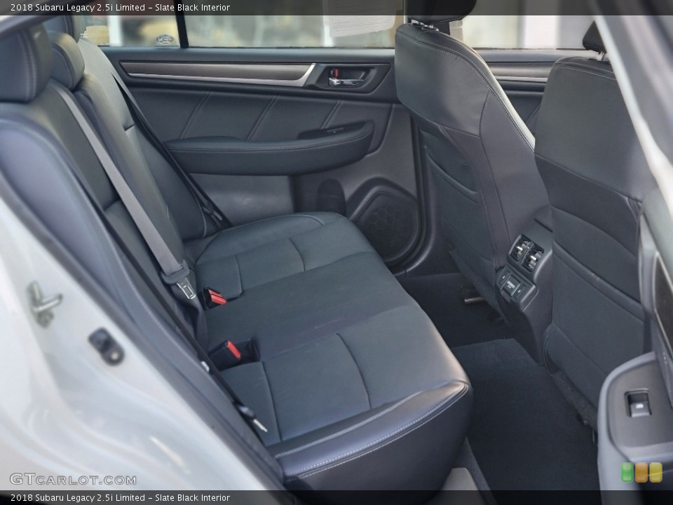 Slate Black Interior Rear Seat for the 2018 Subaru Legacy 2.5i Limited #143753421