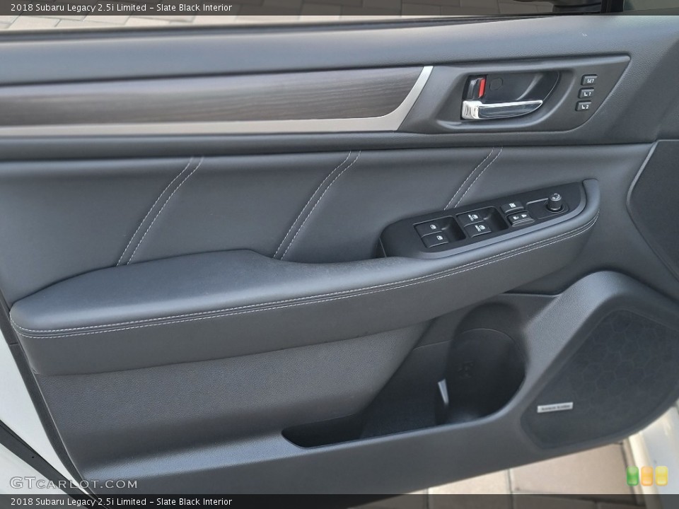 Slate Black Interior Door Panel for the 2018 Subaru Legacy 2.5i Limited #143753583
