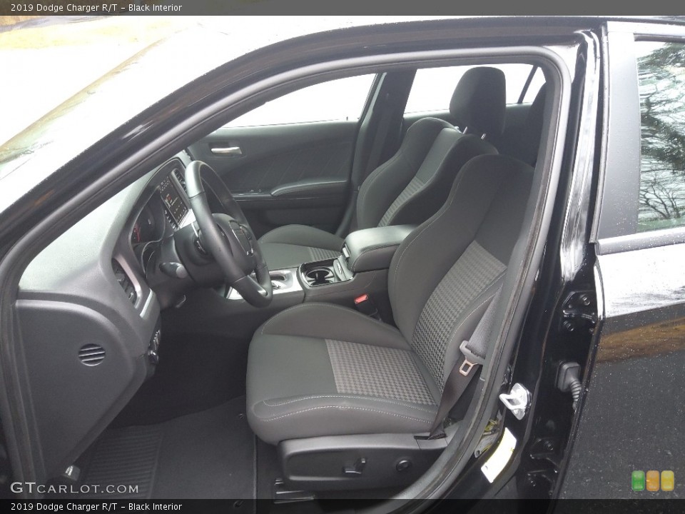 Black Interior Front Seat for the 2019 Dodge Charger R/T #143753799