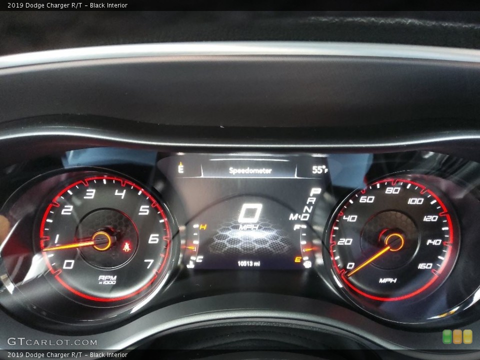 Black Interior Gauges for the 2019 Dodge Charger R/T #143754036