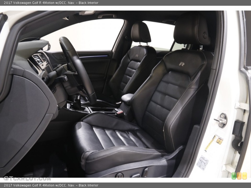 Black 2017 Volkswagen Golf R Interiors