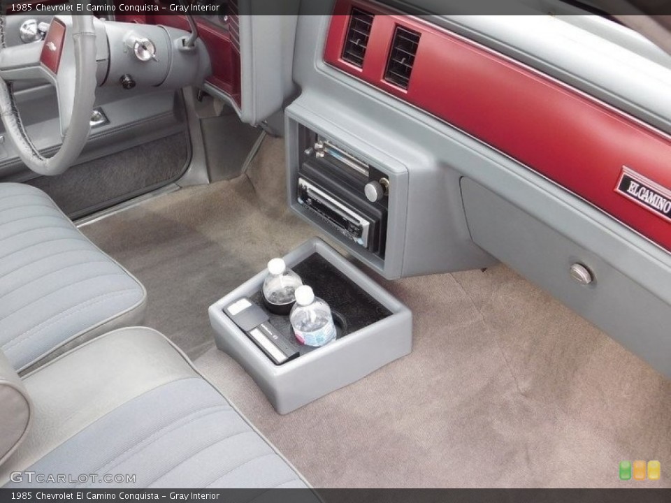 Gray Interior Dashboard for the 1985 Chevrolet El Camino Conquista #143755890