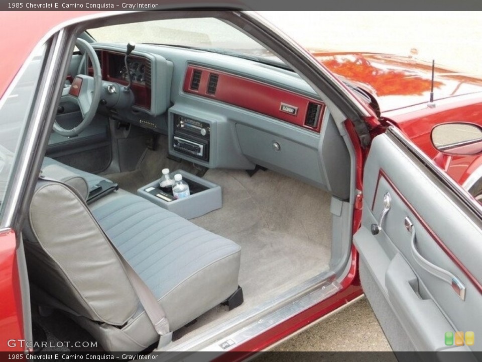 Gray Interior Front Seat for the 1985 Chevrolet El Camino Conquista #143755922